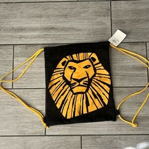 Disney The Lion King VIP Drawstring Cinch Bag NWT